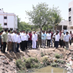 Inspection of Drain Cleaning Work in Zone 8, Satara Area